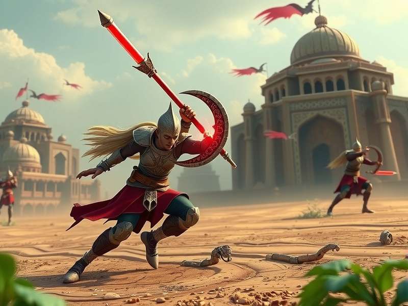 Blackjack game table with cards